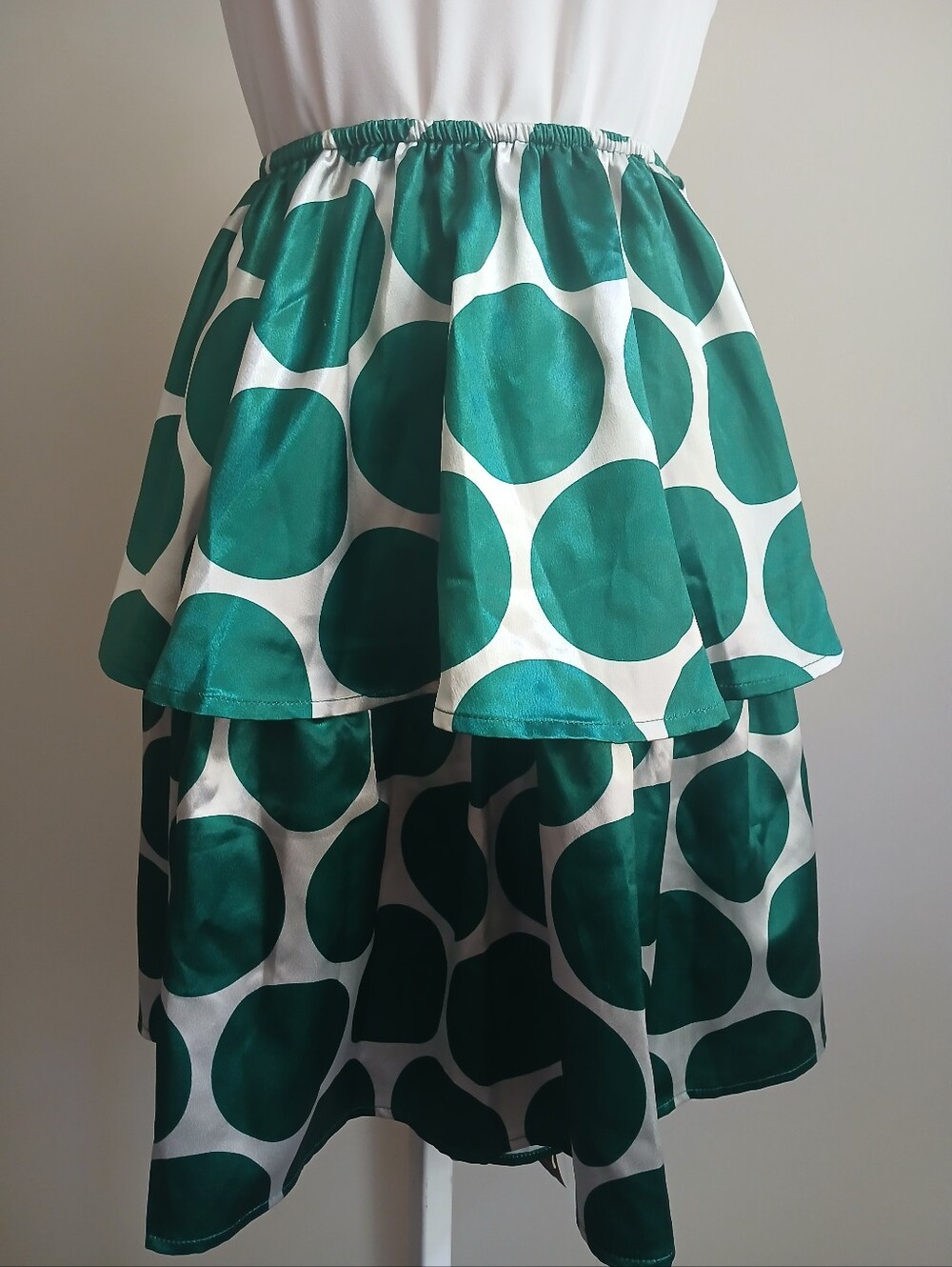 Green Polka Dot Skirt